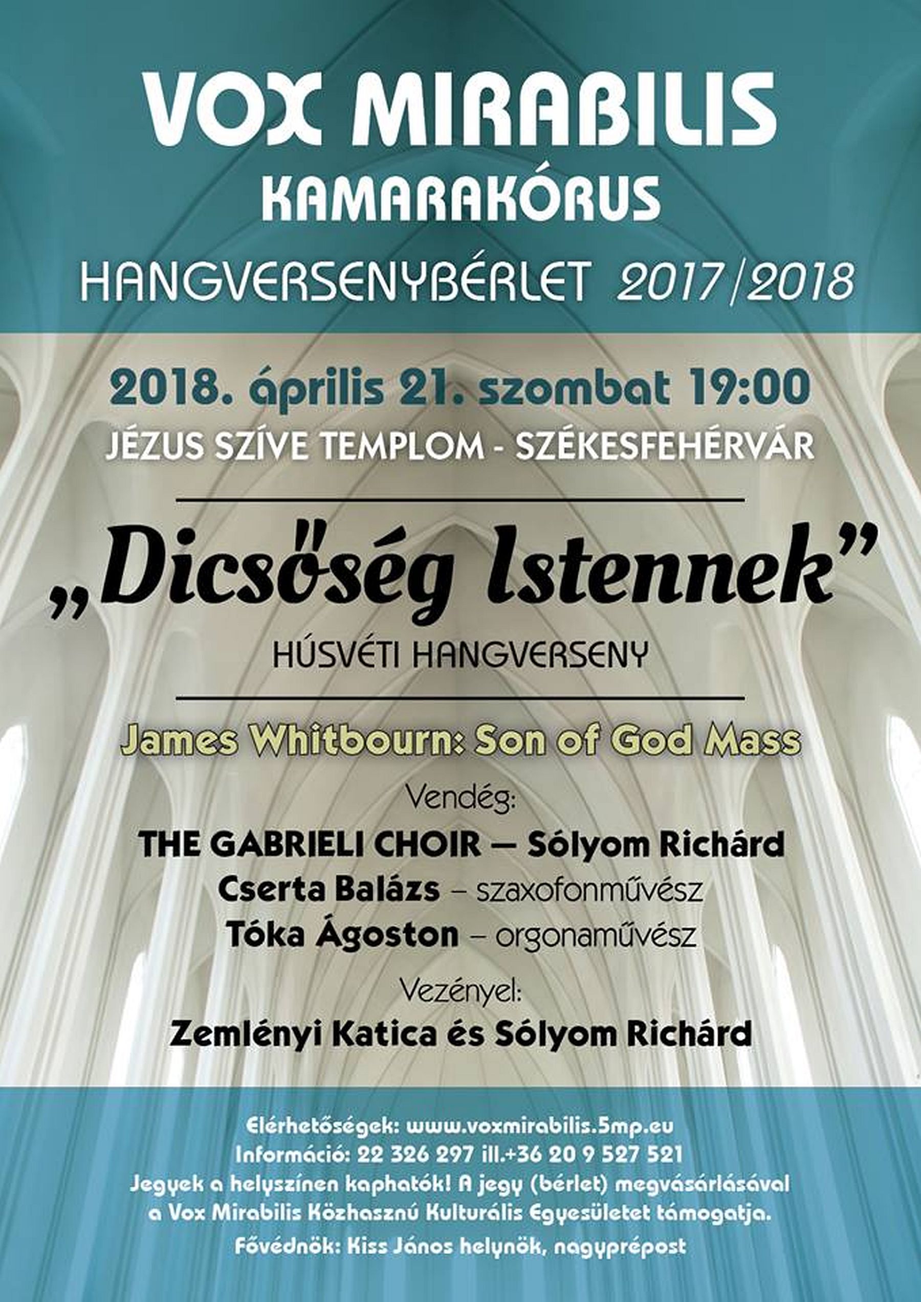 „Dicsőség Istennek!” - a Vox Mirabilis Kamarakórus bérletének húsvéti koncertje